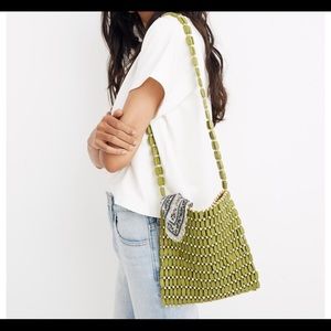 Paloma Wool x Madewell Green Beaded Bag NWT